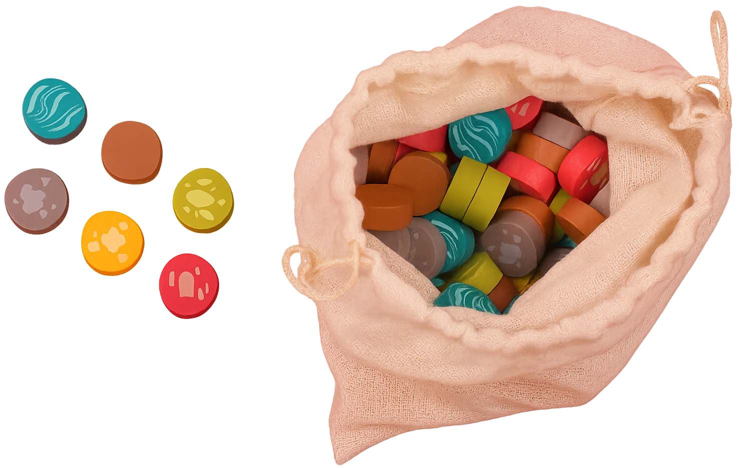 توکن های بازی هارمونیز Harmonies Tokens